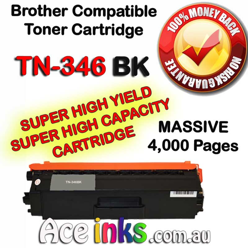 Compatible Brother TN-346BK BLACK